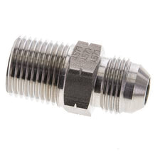JIC Double Nipple UNF 3/4''-16 x 1/2'' NPT Stainless Steel 210bar (2950.5psi)