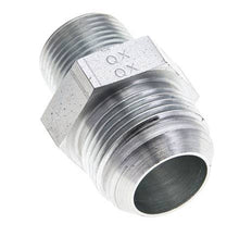 JIC Double Nipple UN 1-5/16''-12 x 3/4'' NPT Steel 170bar (2388.5psi)