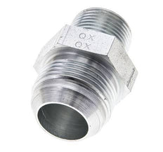 JIC Double Nipple UN 1-5/16''-12 x 3/4'' NPT Steel 170bar (2388.5psi)