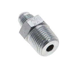 JIC Double Nipple UNF 9/16''-18 x 1/2'' NPT Steel 210bar (2950.5psi) [2 Pieces]