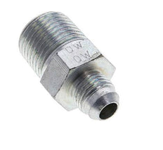 JIC Double Nipple UNF 9/16''-18 x 1/2'' NPT Steel 210bar (2950.5psi) [2 Pieces]
