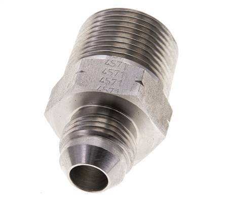 JIC Double Nipple UNF 3/4''-16 x 3/4'' NPT Stainless Steel 170bar (2388.5psi)