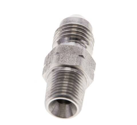 JIC Double Nipple UNF 7/16''-20 x 1/8'' NPT Stainless Steel 310bar (4355.5psi)