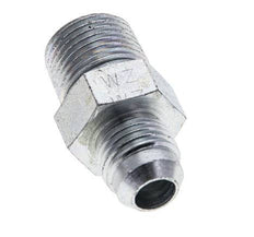 JIC Double Nipple UNF 9/16''-18 x 3/8'' NPT Steel 210bar (2950.5psi) [2 Pieces]