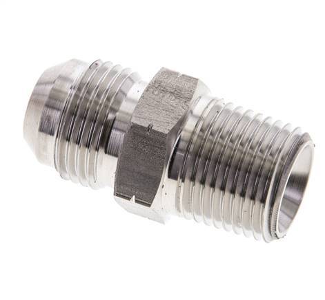 JIC Double Nipple UNF 7/8''-14 x 1/2'' NPT Stainless Steel 210bar (2950.5psi)