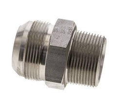 JIC Double Nipple UN 1-7/8''-12 x 1 1/4'' NPT Stainless Steel 80bar (1124.0psi)