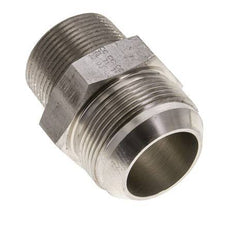 JIC Double Nipple UN 1-7/8''-12 x 1 1/4'' NPT Stainless Steel 80bar (1124.0psi)