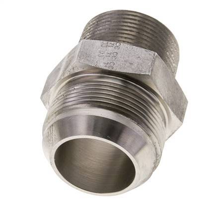 JIC Double Nipple UN 1-7/8''-12 x 1 1/4'' NPT Stainless Steel 80bar (1124.0psi)