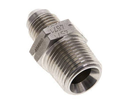JIC Double Nipple UNF 1/2''-20 x 3/8'' NPT Stainless Steel 210bar (2950.5psi)
