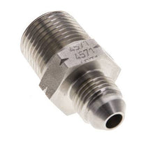 JIC Double Nipple UNF 1/2''-20 x 3/8'' NPT Stainless Steel 210bar (2950.5psi)