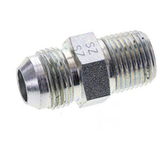 JIC Double Nipple UNF 7/8''-14 x 1/2'' NPT Steel 210bar (2950.5psi) [2 Pieces]