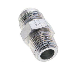 JIC Double Nipple UNF 7/8''-14 x 1/2'' NPT Steel 210bar (2950.5psi) [2 Pieces]