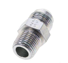 JIC Double Nipple UNF 7/8''-14 x 1/2'' NPT Steel 210bar (2950.5psi) [2 Pieces]