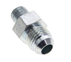 JIC Double Nipple UNF 9/16''-18 x 1/8'' NPT Steel 275bar (3863.75psi) [2 Pieces]