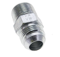 JIC Double Nipple UN 1-1/16''-12 x 3/4'' NPT Steel 170bar (2388.5psi)