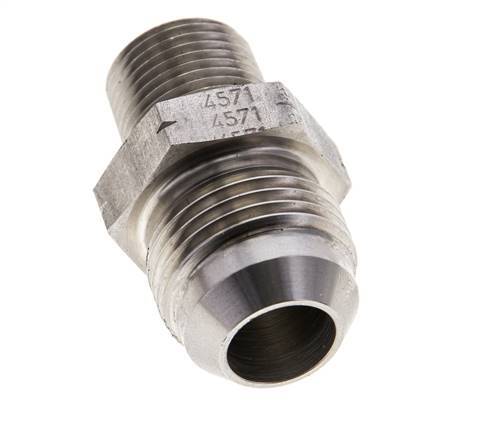 JIC Double Nipple UNF 7/8''-14 x 3/8'' NPT Stainless Steel 210bar (2950.5psi)