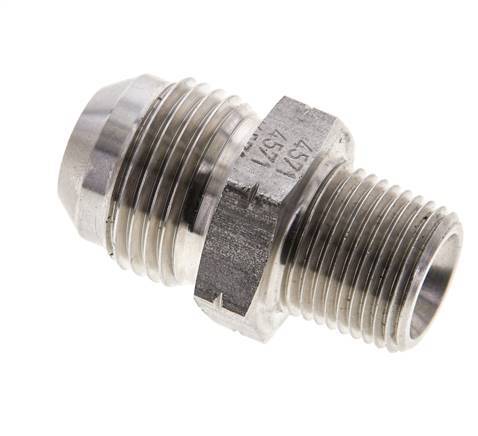 JIC Double Nipple UNF 7/8''-14 x 3/8'' NPT Stainless Steel 210bar (2950.5psi)