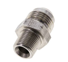JIC Double Nipple UNF 7/8''-14 x 3/8'' NPT Stainless Steel 210bar (2950.5psi)