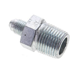JIC Double Nipple UNF 7/16''-20 x 1/2'' NPT Steel 210bar (2950.5psi) [2 Pieces]