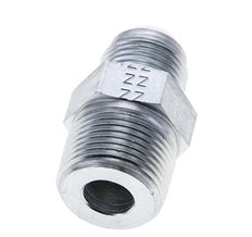 JIC Double Nipple UNF 7/8''-14 x 3/4'' NPT Steel 170bar (2388.5psi)