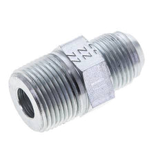 JIC Double Nipple UNF 7/8''-14 x 3/4'' NPT Steel 170bar (2388.5psi)