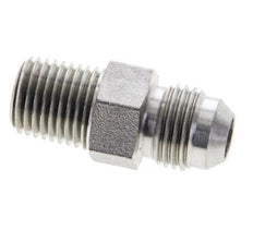 JIC Double Nipple UNF 9/16''-18 x 1/4'' NPT Steel 275bar (3863.75psi) [2 Pieces]