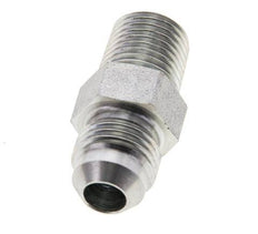 JIC Double Nipple UNF 9/16''-18 x 1/4'' NPT Steel 275bar (3863.75psi) [2 Pieces]