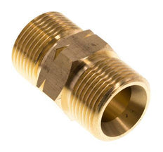 Espiga doble G3/4'' Macho x Macho Izquierda Latón 16bar (224.8psi) 27mm Hex.