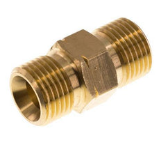 Espiga doble G1/2'' Macho x Macho Izquierda Latón 16bar (224.8psi) 22mm Hex.