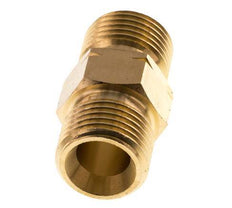 Espiga doble G1/2'' Macho x Macho Izquierda Latón 16bar (224.8psi) 22mm Hex.