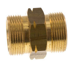 Espiga doble G1 1/4'' Macho x Macho Izquierda Latón 16bar (224.8psi) 46mm Hex.