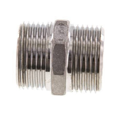 Espiga doble G1'' Acero inoxidable Junta plana 16bar (224.8psi) 36mm Hex.