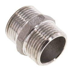 Espiga doble G1'' Acero inoxidable Junta plana 16bar (224.8psi) 36mm Hex.