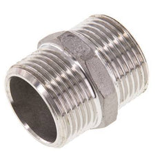 Espiga doble G1'' Acero inoxidable Junta plana 16bar (224.8psi) 36mm Hex.
