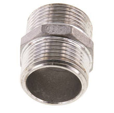 Espiga doble G1'' Acero inoxidable Junta plana 16bar (224.8psi) 36mm Hex.
