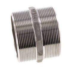 Espiga doble G2 1/2'' Acero inoxidable Junta plana 16bar (224.8psi) 78mm Hex.