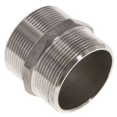 Boquilla doble G2'' de acero inoxidable con junta plana 16bar (224.8psi) Hex 62mm