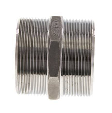Boquilla doble G2'' de acero inoxidable con junta plana 16bar (224.8psi) Hex 62mm