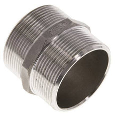 Boquilla doble G2'' de acero inoxidable con junta plana 16bar (224.8psi) Hex 62mm