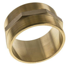 Espiga doble G4'' Latón Junta plana 16bar (224.8psi) 114mm Hex.