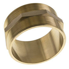 Espiga doble G4'' Latón Junta plana 16bar (224.8psi) 114mm Hex.