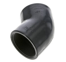 Racor en ángulo de 45 grados Rp2 1/2'' hembra PVC-U 16bar (224,8psi) EN 1452-3