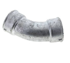 45deg Angled Fitting Rp2 1/2'' Female Cast Iron 25bar (351.25psi)