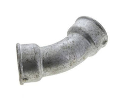 Racor acodado 45deg Rp1 1/2'' Hembra Hierro fundido 25bar (351.25psi)