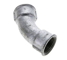 Racor acodado 45deg Rp1'' Hembra Hierro fundido 25bar (351.25psi)