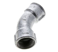 Racor acodado 45deg Rp1'' Hembra Hierro fundido 25bar (351.25psi)