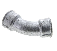 Racor acodado 45deg Rp1 1/4'' Hembra Hierro fundido 25bar (351.25psi)