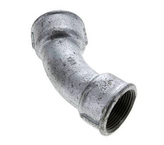 Racor acodado 45deg Rp1 1/4'' Hembra Hierro fundido 25bar (351.25psi)