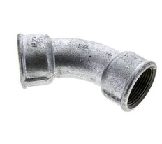 Racor acodado 45deg Rp1 1/4'' Hembra Hierro fundido 25bar (351.25psi)