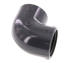 90deg Angled Fitting Rp1 1/4'' Female PVC-U 16bar (224.8psi) EN 1452-3 [2 Pieces]